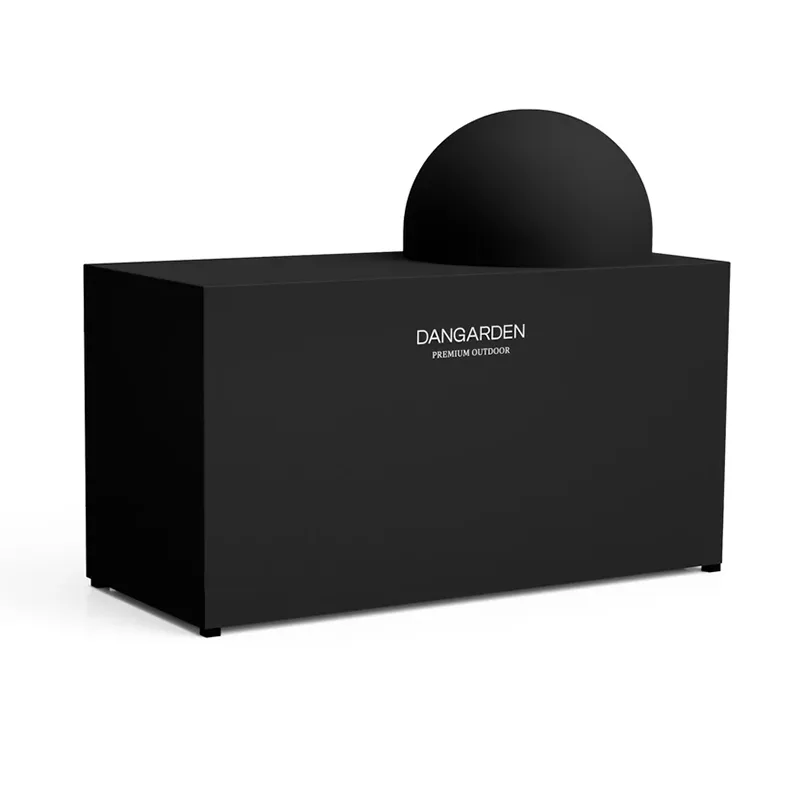 سیاہ آؤٹ ڈور کابینہ واٹر پروف کور