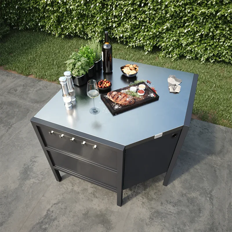 Outdoor Free-Standing Corner Cabinet Outdoor Free-Standing Corner Cabinet